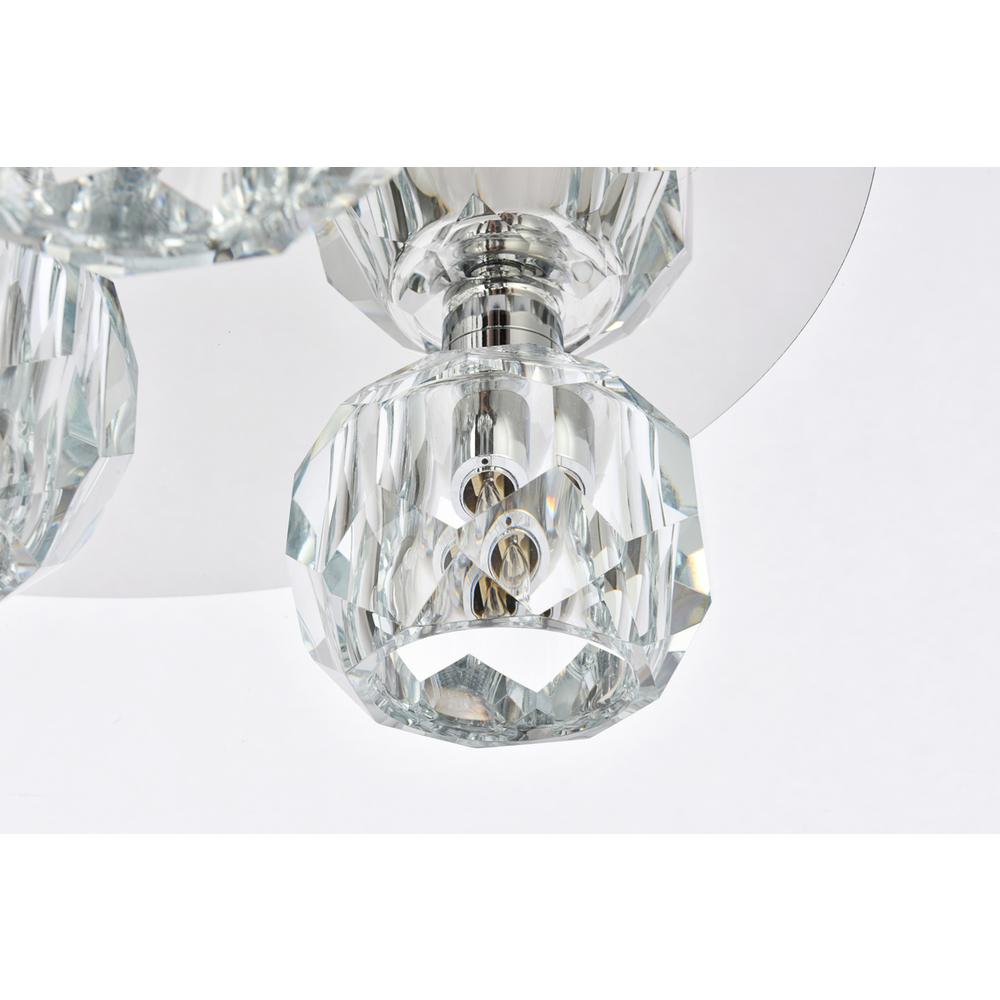Graham 5 Light Ceiling Lamp in Chrome. Picture 5