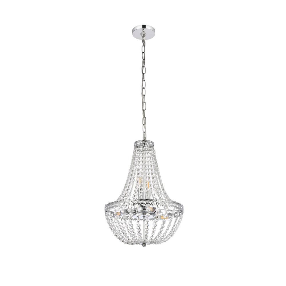 Valeria 14 inch pendant in chrome. Picture 6
