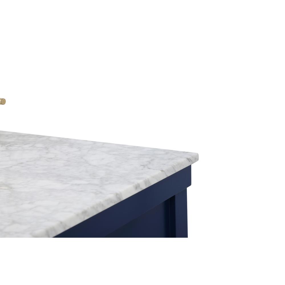 42 inch Single bathroom vanity in blue. Picture 11