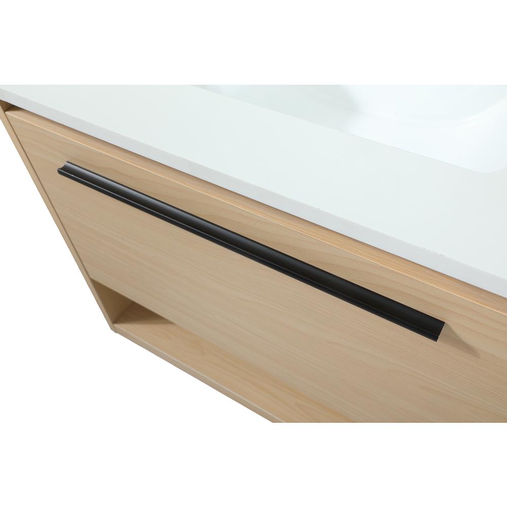 24 inch Single bathroom vanity in maple. Picture 12