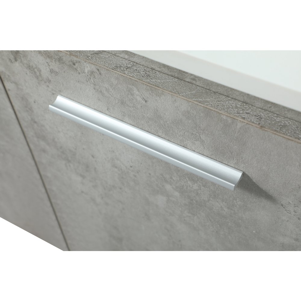 40 Inch Single Bathroom Vanity In Concrete Grey. Picture 13