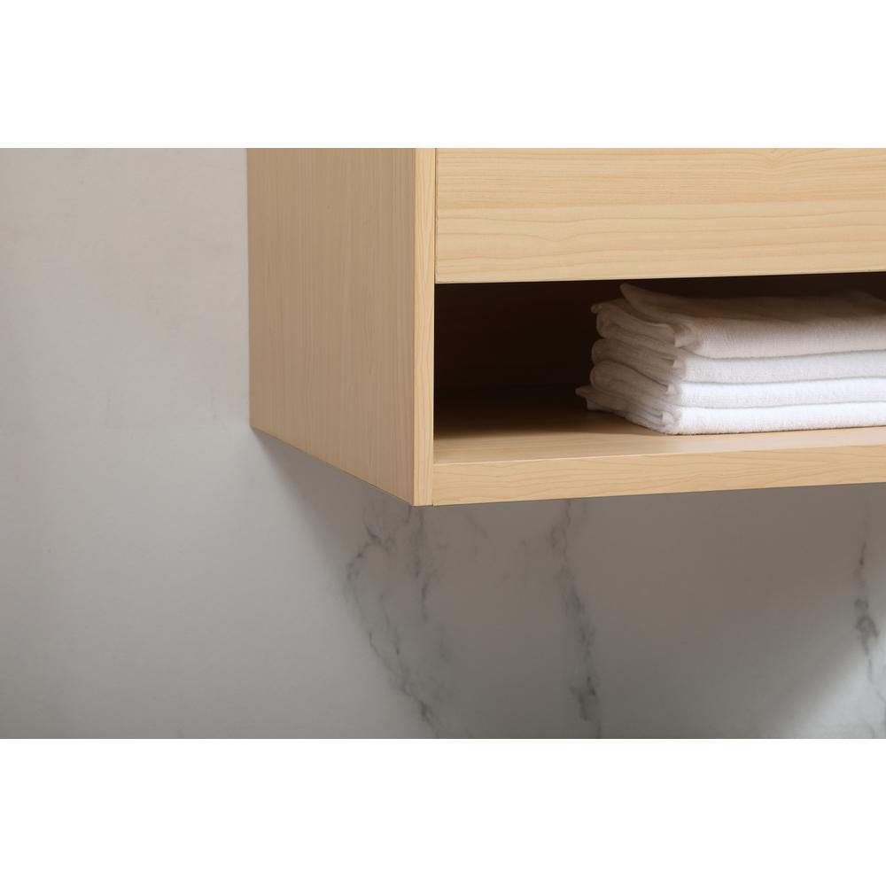 36 inch Single bathroom vanity in maple. Picture 6