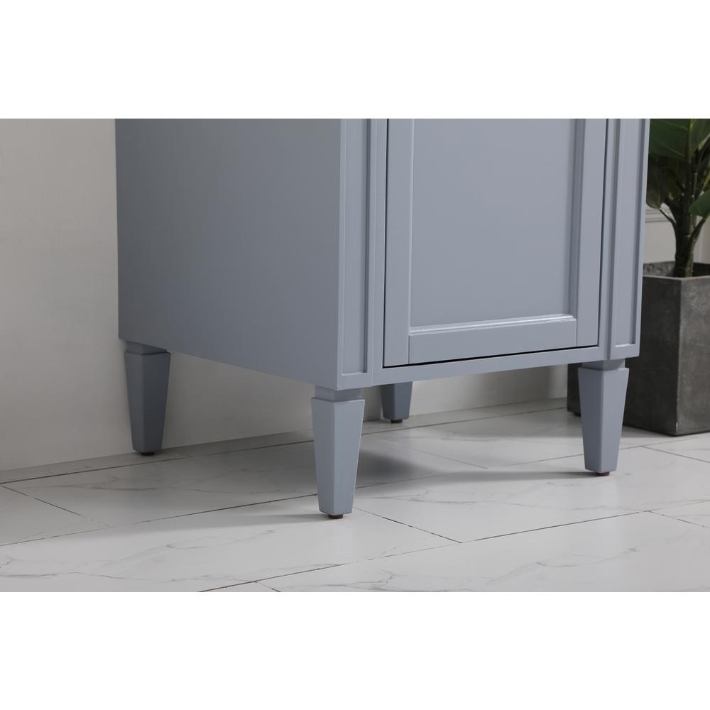 21 inch Single bathroom vanity in grey. Picture 6