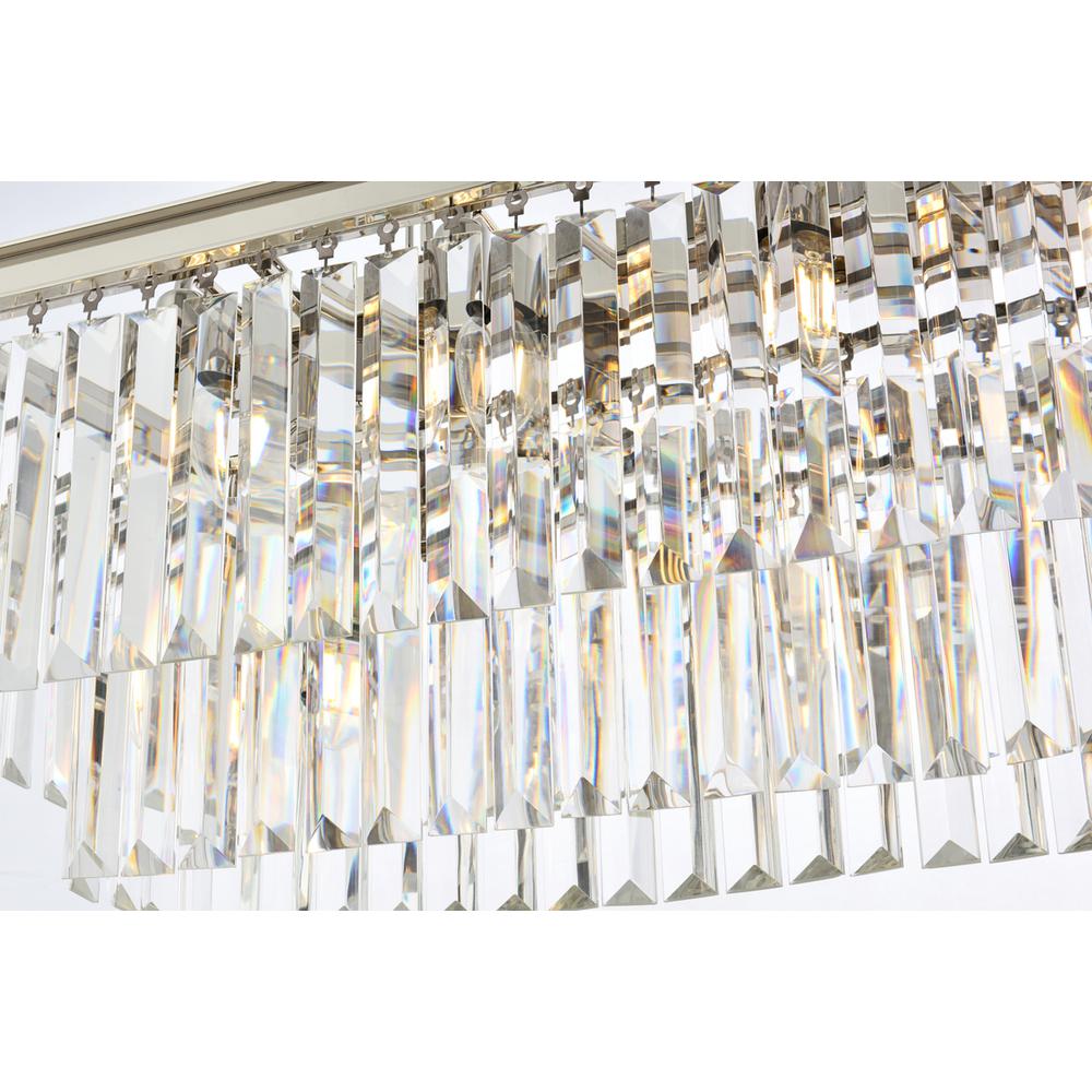 Sydney 12 light polished nickel Chandelier Clear Royal Cut Crystal. Picture 3
