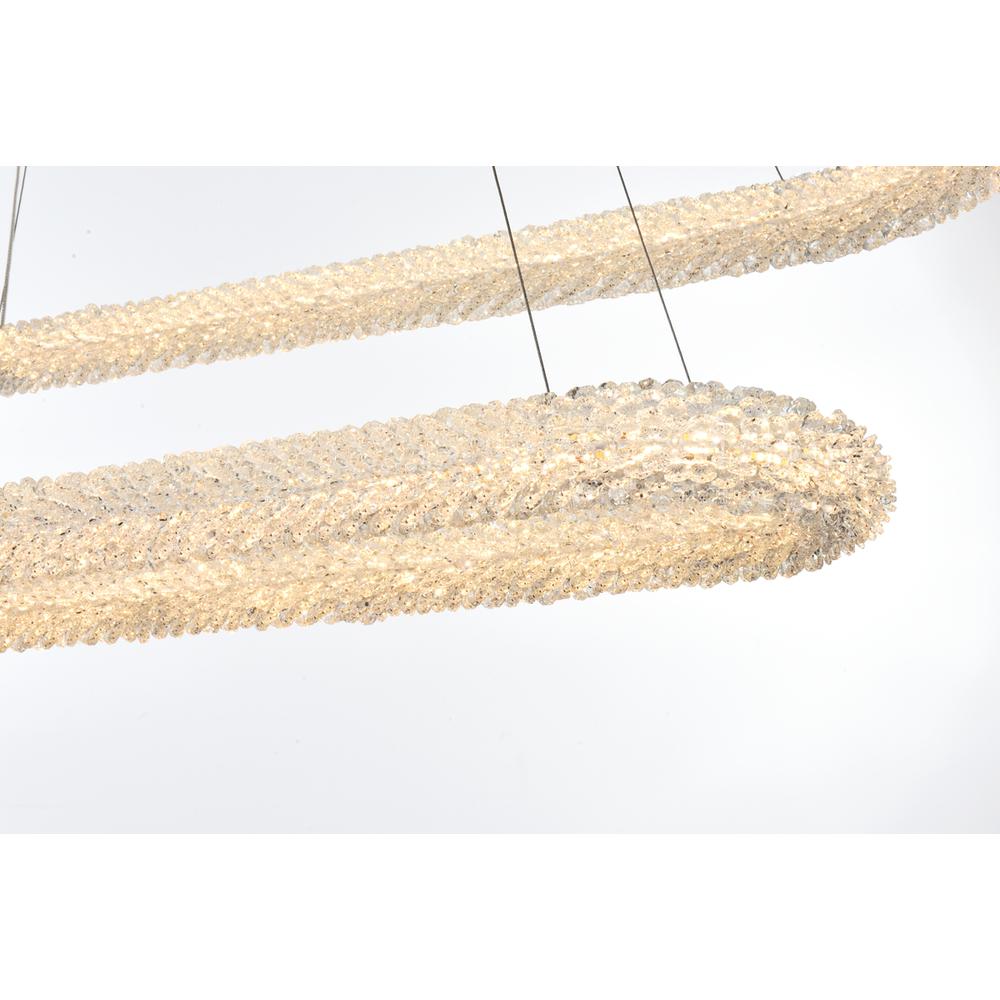 Bowen 51 inch Adjustable LED Chandelier in Satin Gold. Picture 5