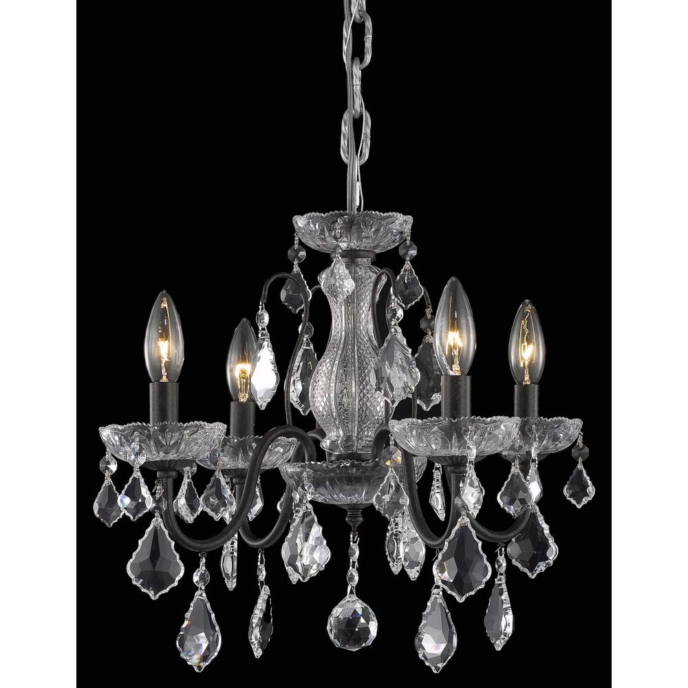 Calista Collection Pendant D17in H15in Lt:4 Dark Bronze Finish. Picture 1