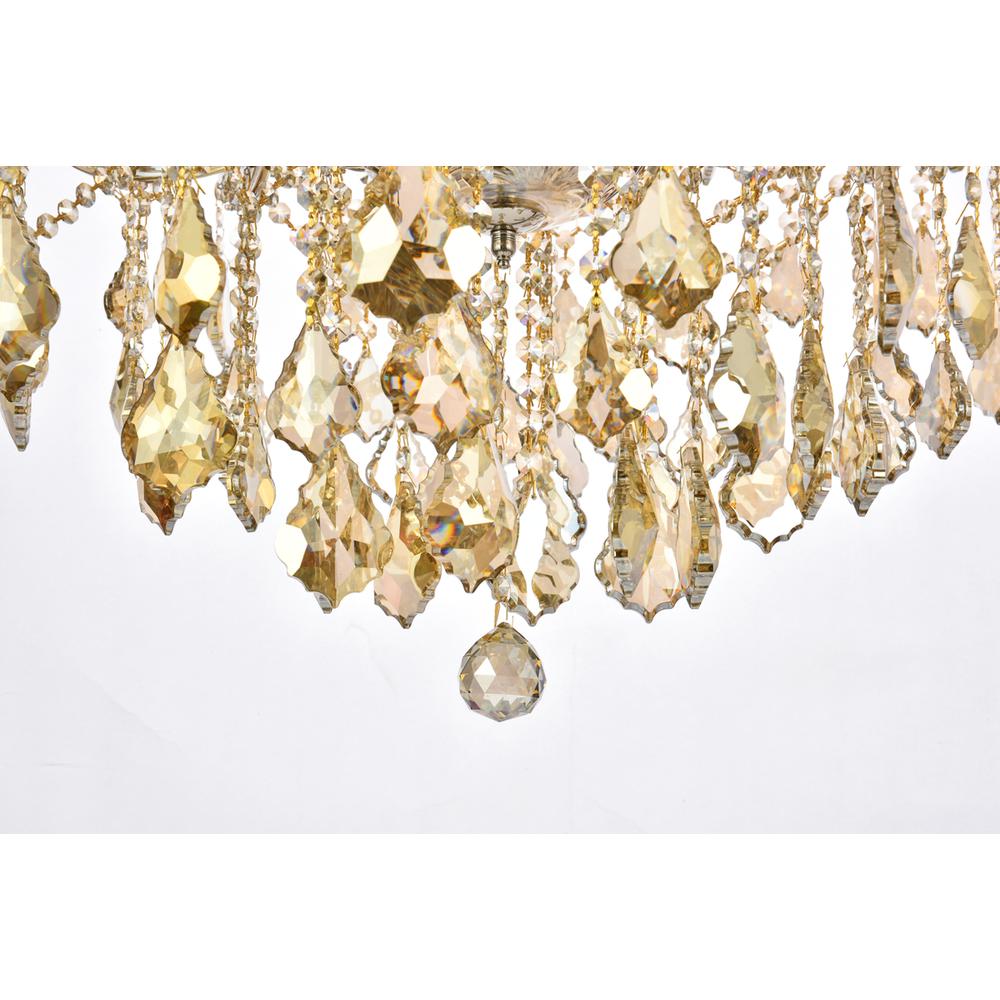 Maria Theresa 24 light Golden Teak Chandelier Golden Teak. Picture 3