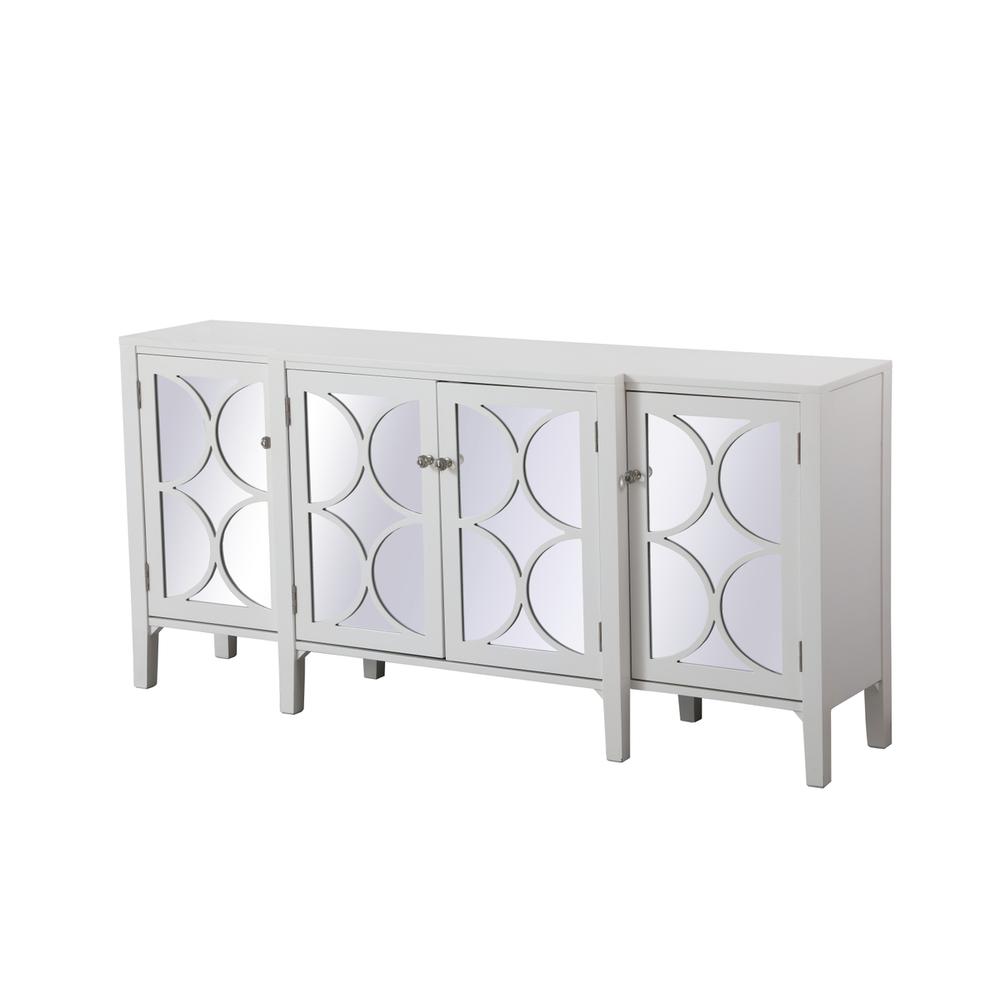 72 inch mirrored credenza in White. Picture 6