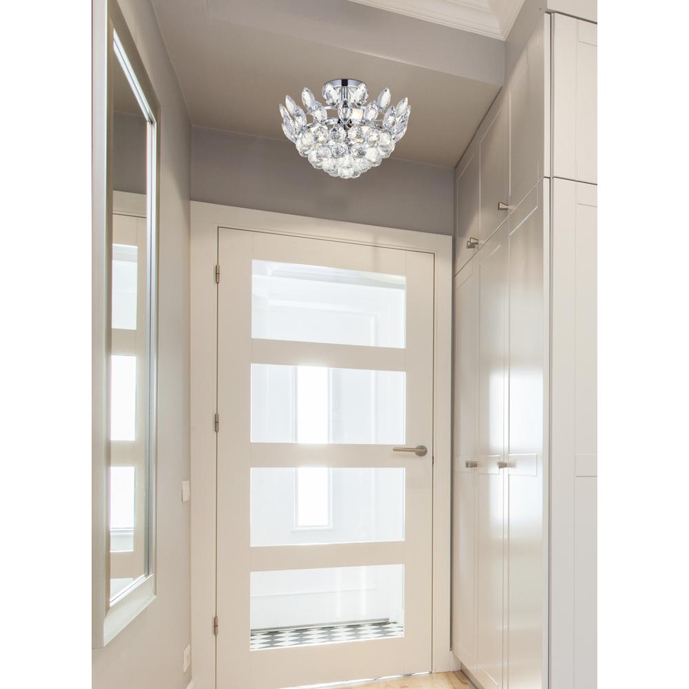 Emilia 14 inch flush mount in chrome. Picture 8
