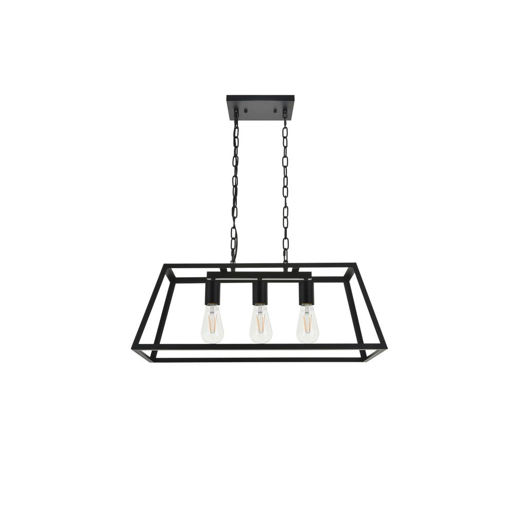 Resolute 3 light black Pendant. Picture 7