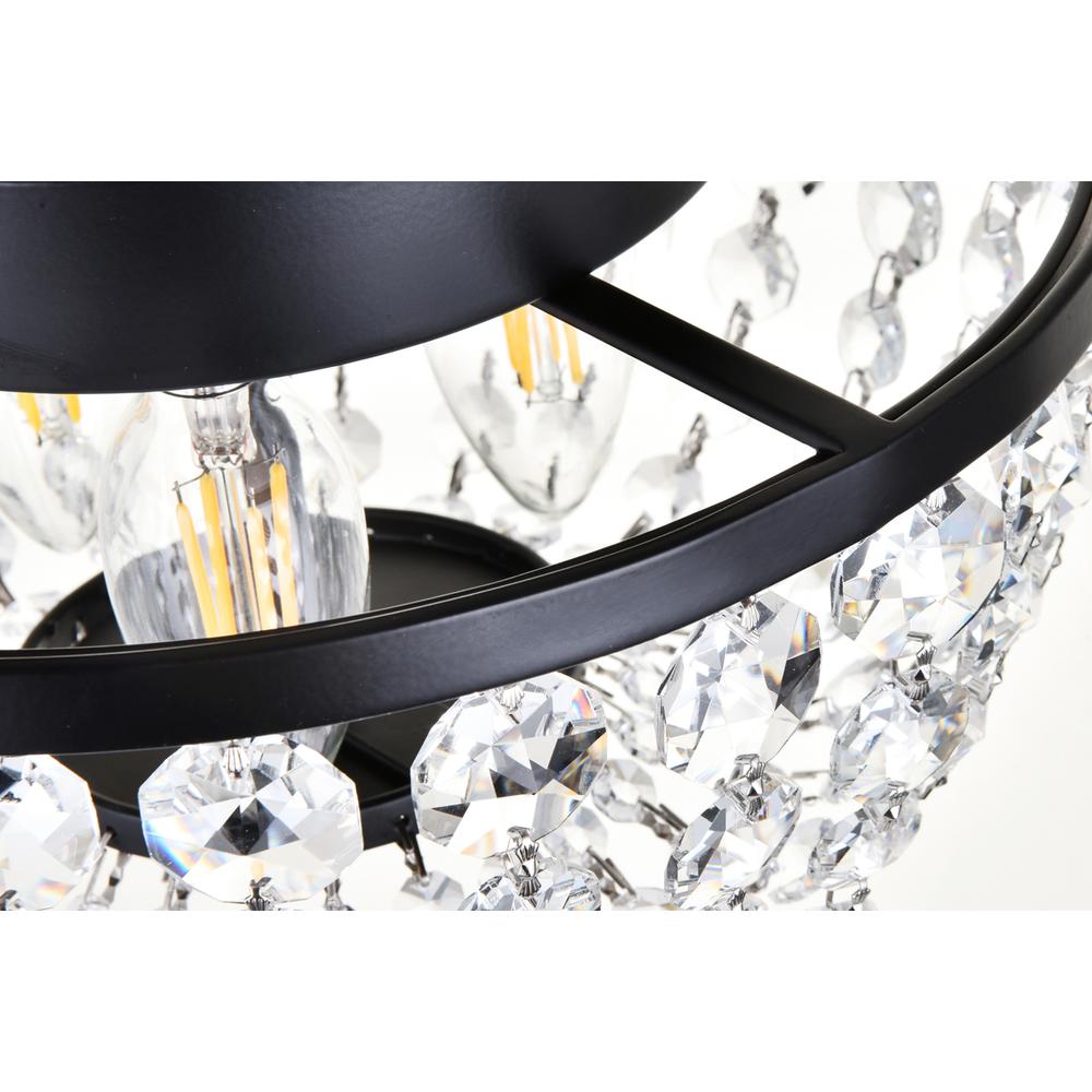 Gianna 10 inch pendant in black. Picture 5