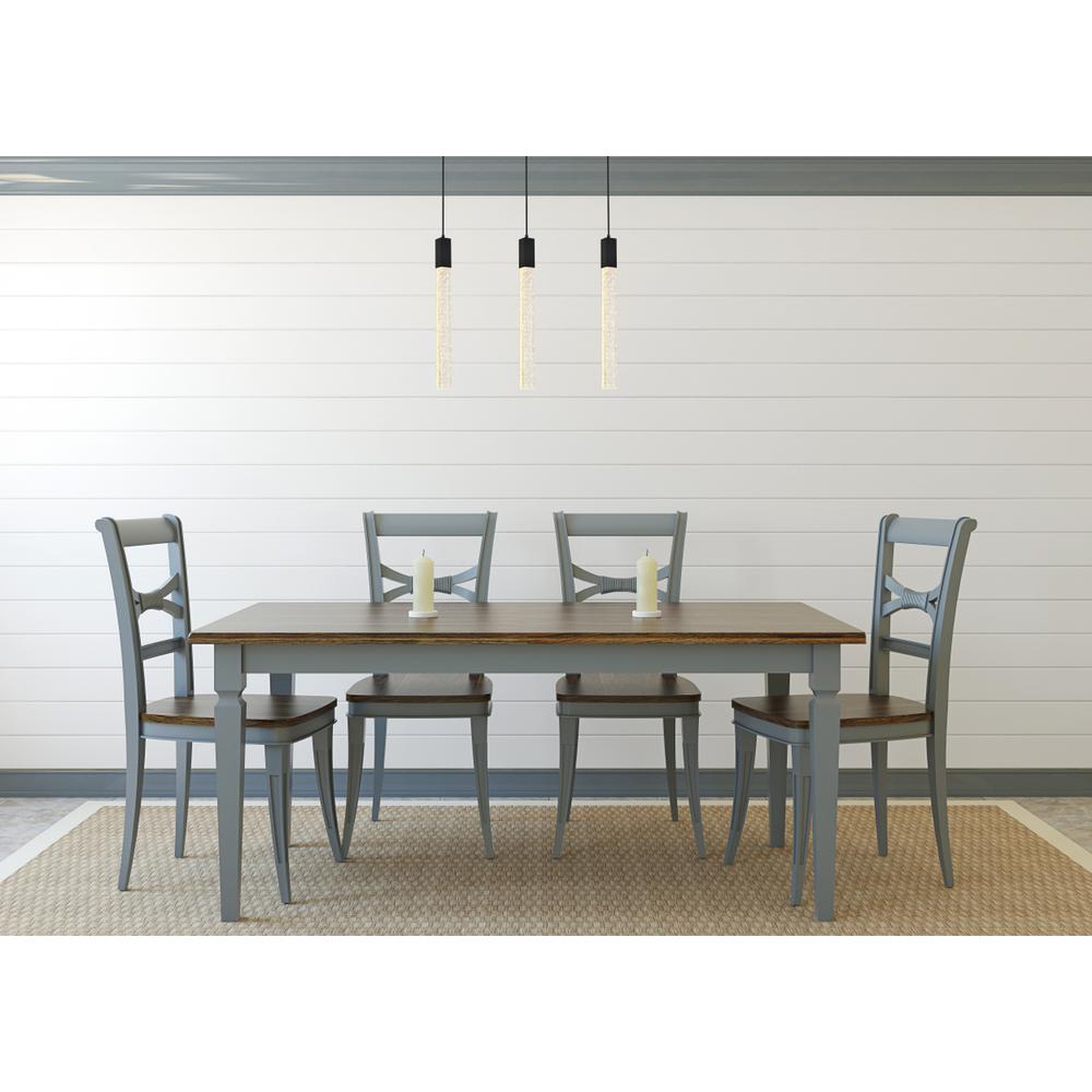 Weston 3 lights pendant in black. Picture 7