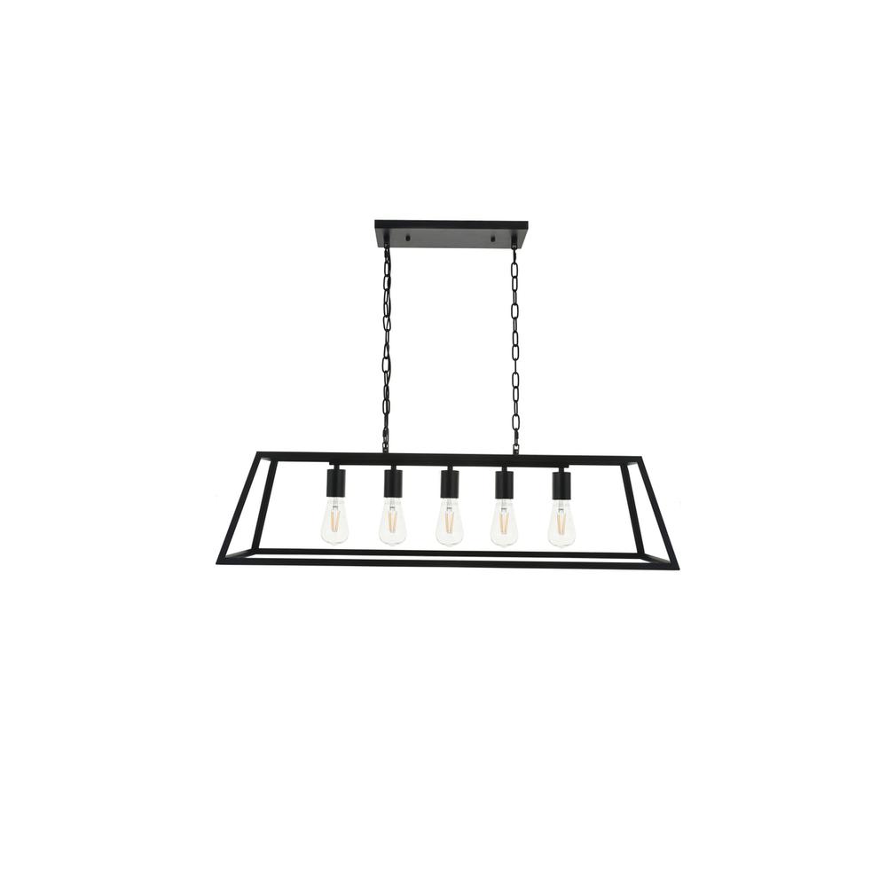 Resolute 5 light black Pendant. Picture 2