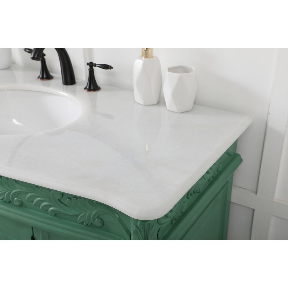 48 inch Single bathroom vanity in vintage mint. Picture 5