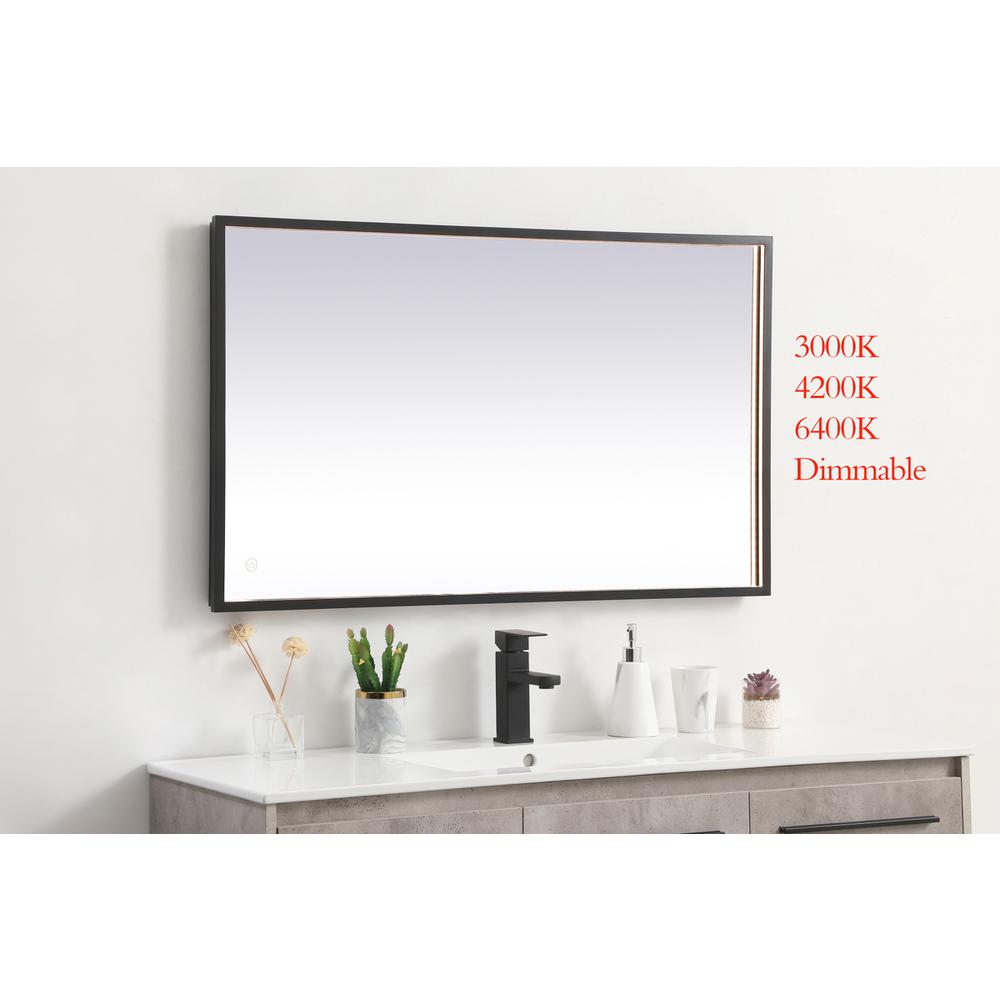 Pier 24x40 inch LED mirror with adjustable color temperature. Picture 2