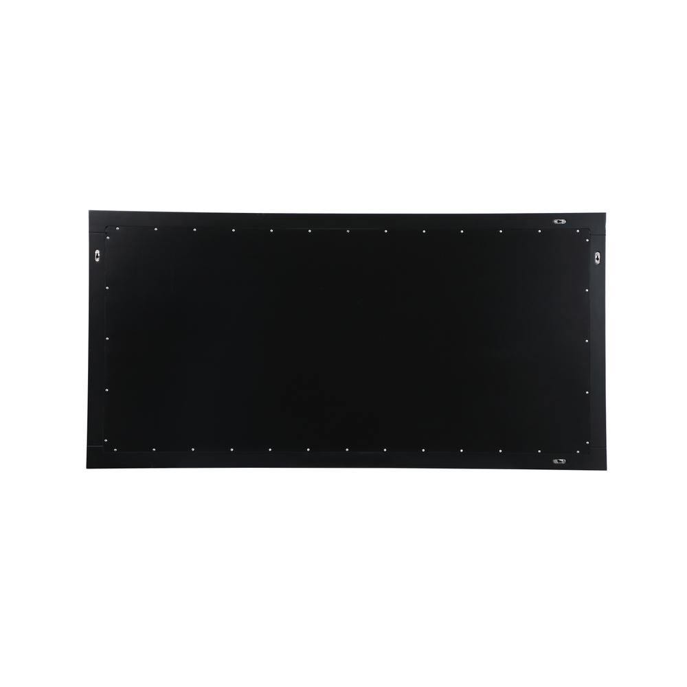 Aqua vanity mirror 72x36 inch in black. Picture 8