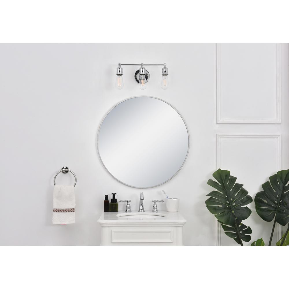 Serif 3 light chrome Wall Sconce. Picture 12