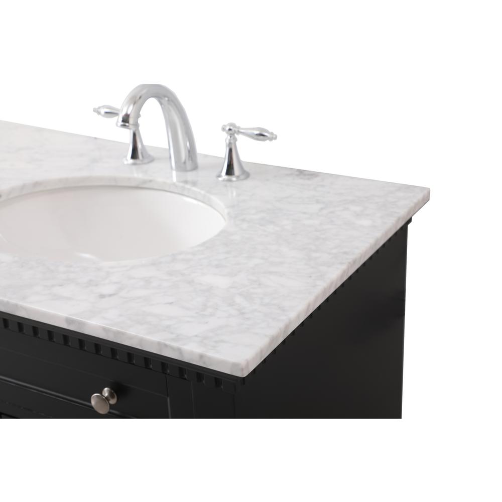 72 inch double bathroom vanity set in black. Picture 11