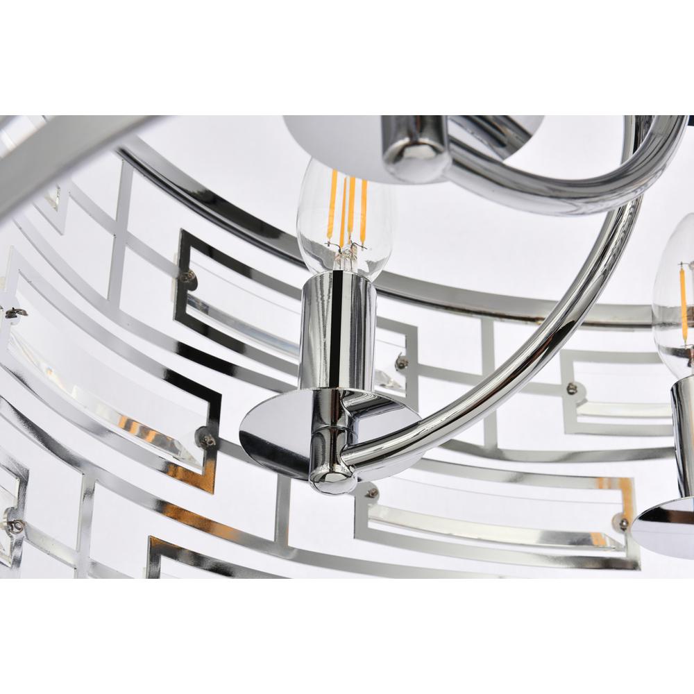 Kennedy 18.5 inch pendant in chrome. Picture 4