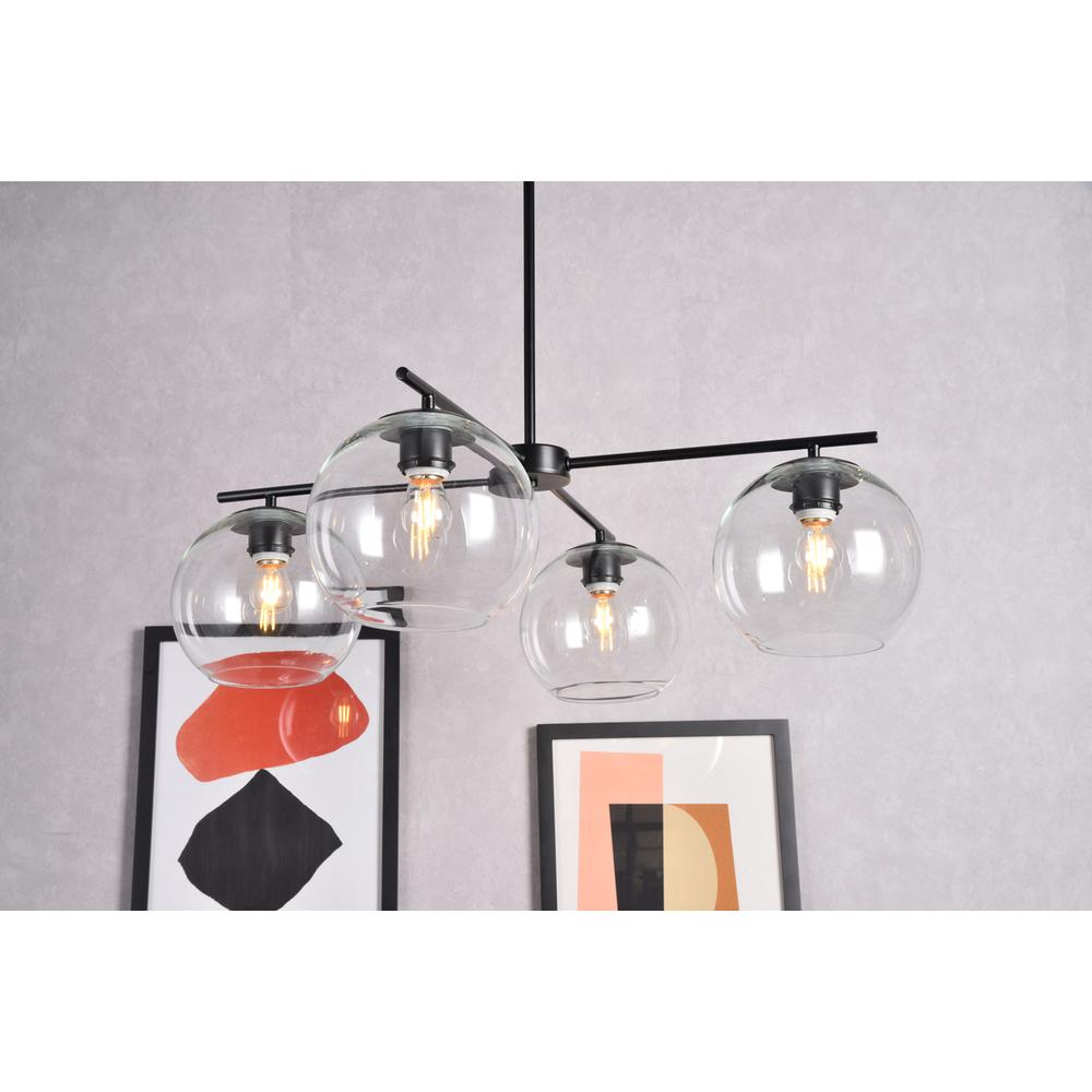 Opus 4 lights black pendant. Picture 7