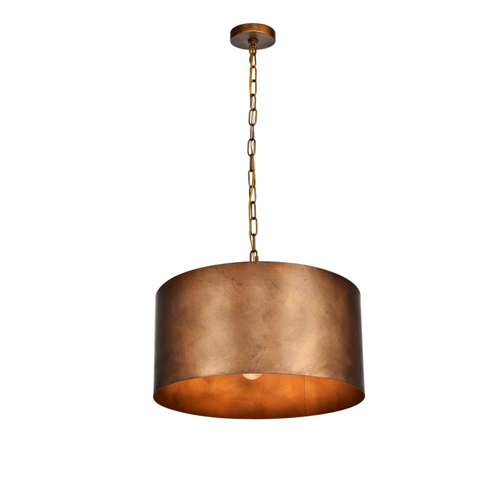 Miro Collection Pendant D20 H11.75 Lt:3 Manual Brass Finish. Picture 2