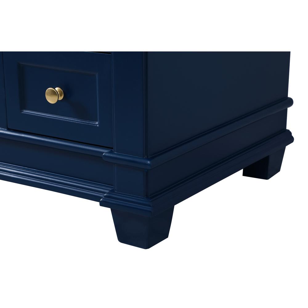 48 inch Single Bathroom Vanity set in Blue. Picture 12