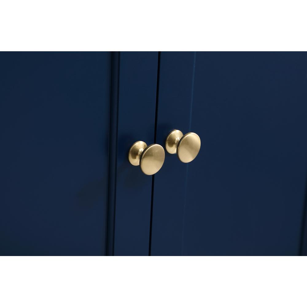 30 inch Single Bathroom Vanity set in Blue. Picture 13