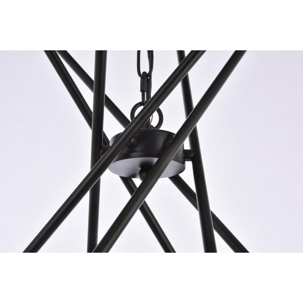 Casen 32 inch pendant in black. Picture 3