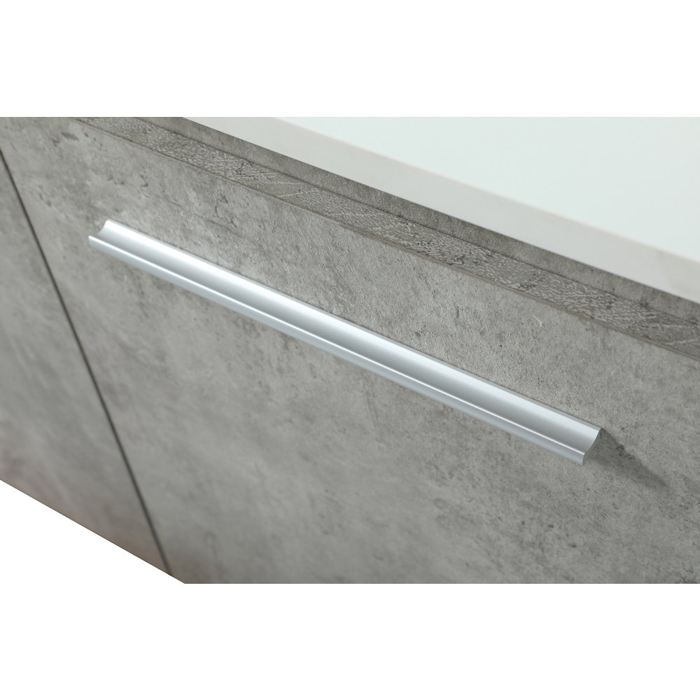 48 Inch Single Bathroom Vanity In Concrete Grey. Picture 13