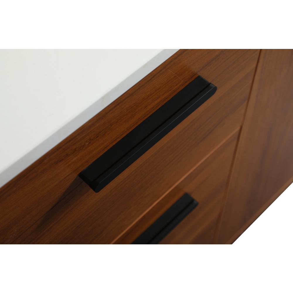 48 inch bathroom vanity in Teak with backsplash. Picture 12