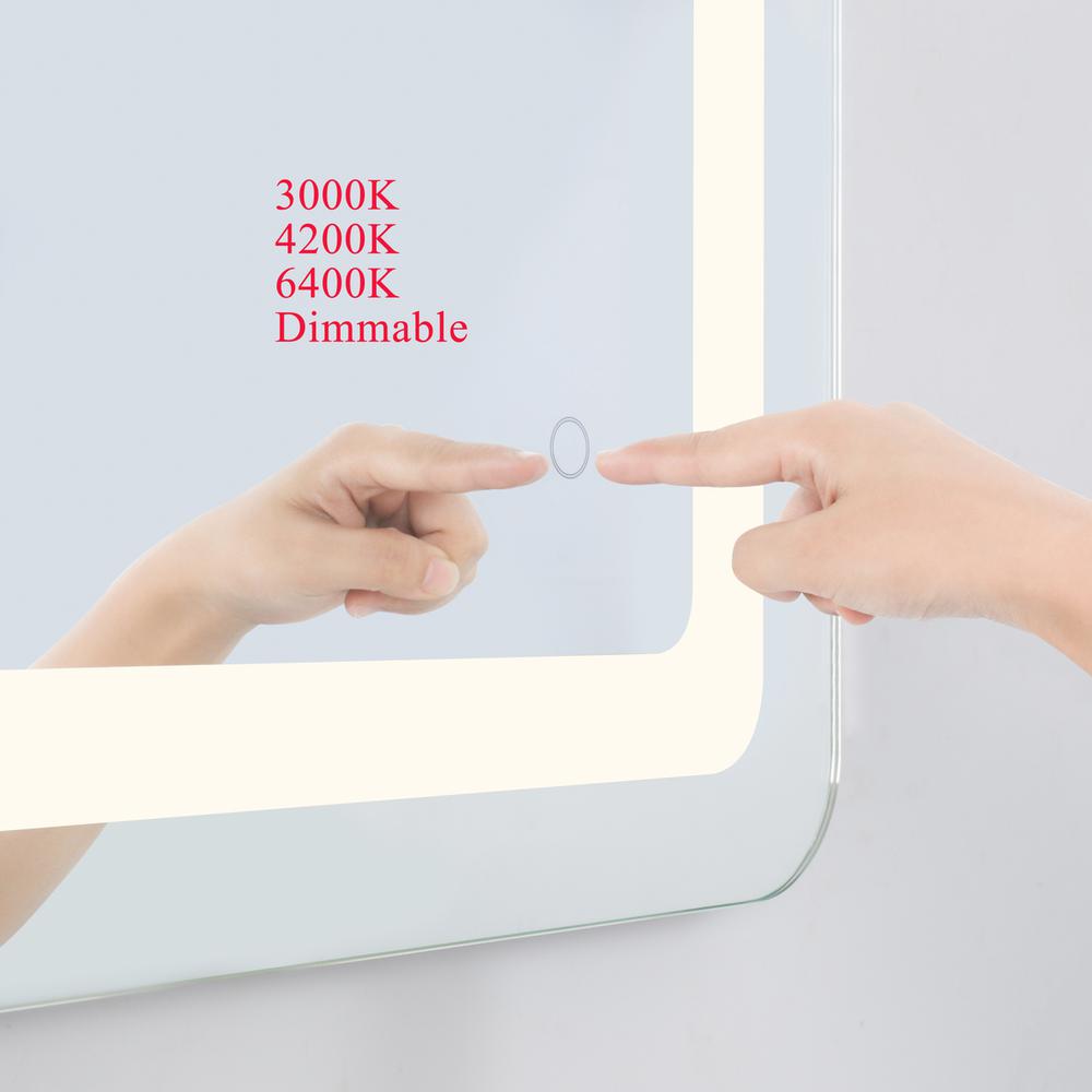 Genesis 30in x 30in soft edge LED mirror. Picture 6