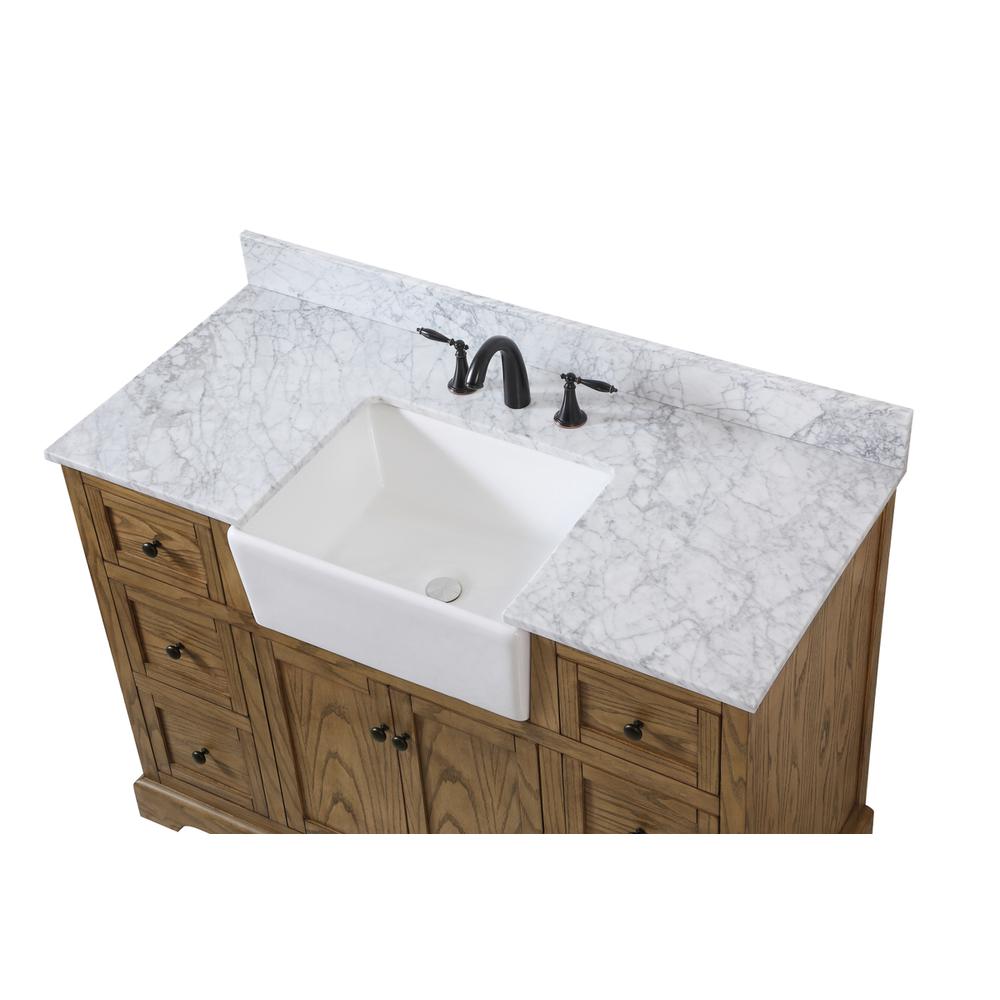 48 inch Single bathroom vanity in driftwood. Picture 10
