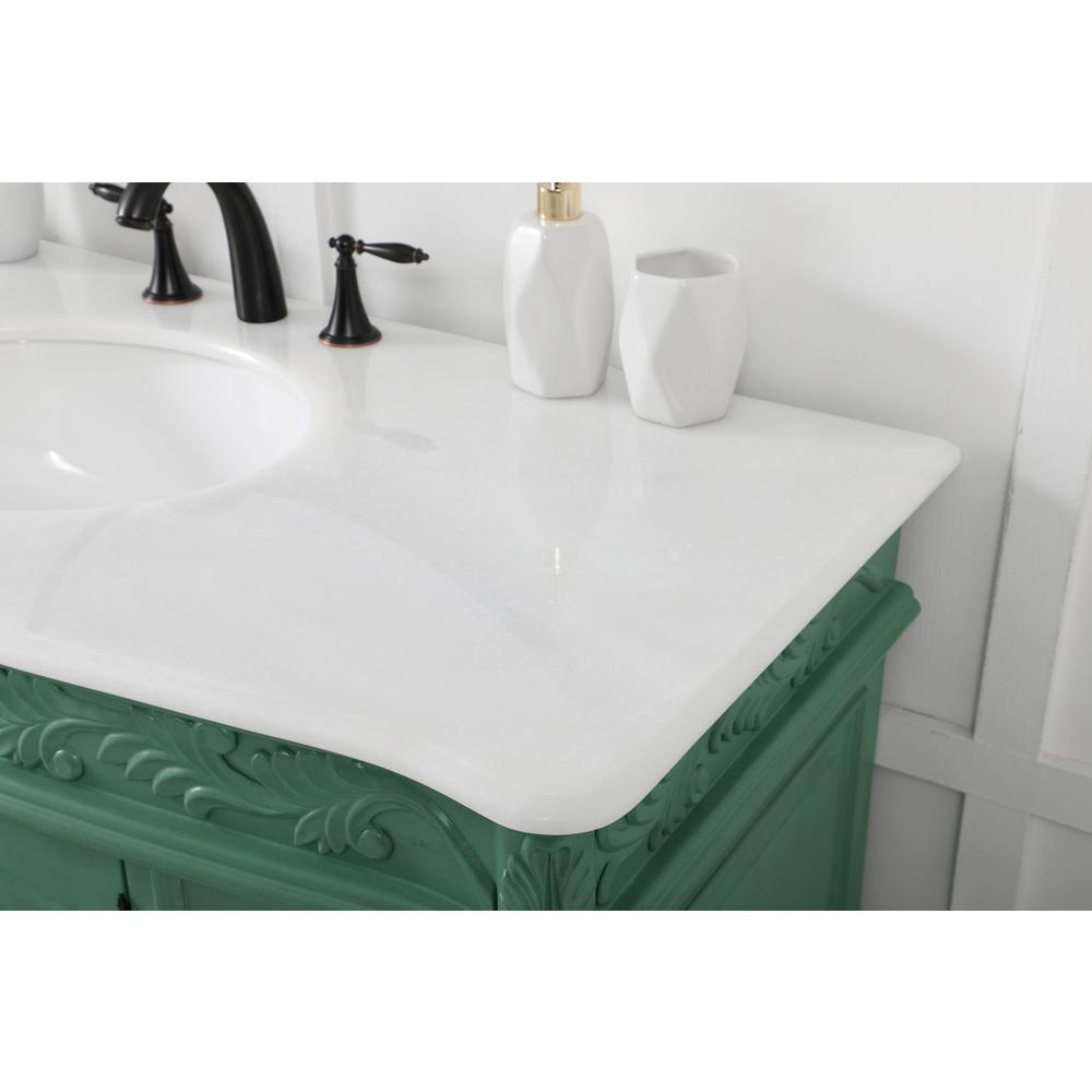 48 inch Single Bathroom vanity in vintage mint. Picture 5