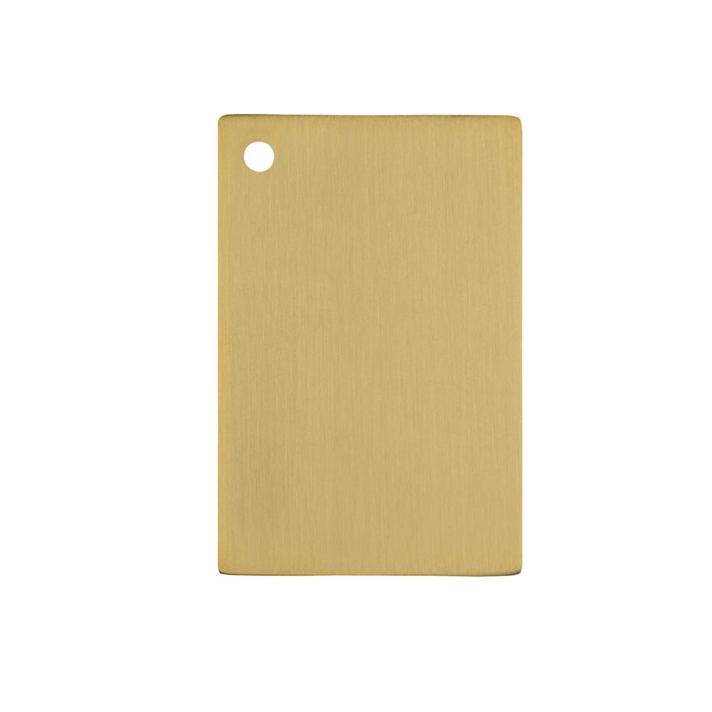Metal Finish sample in satin gold. Picture 1