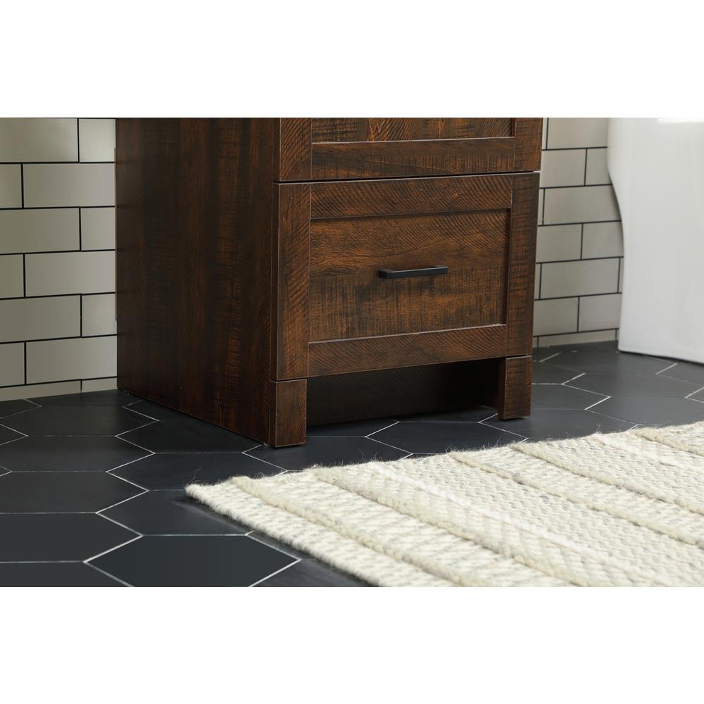 18 inch Single bathroom vanity in expresso. Picture 6
