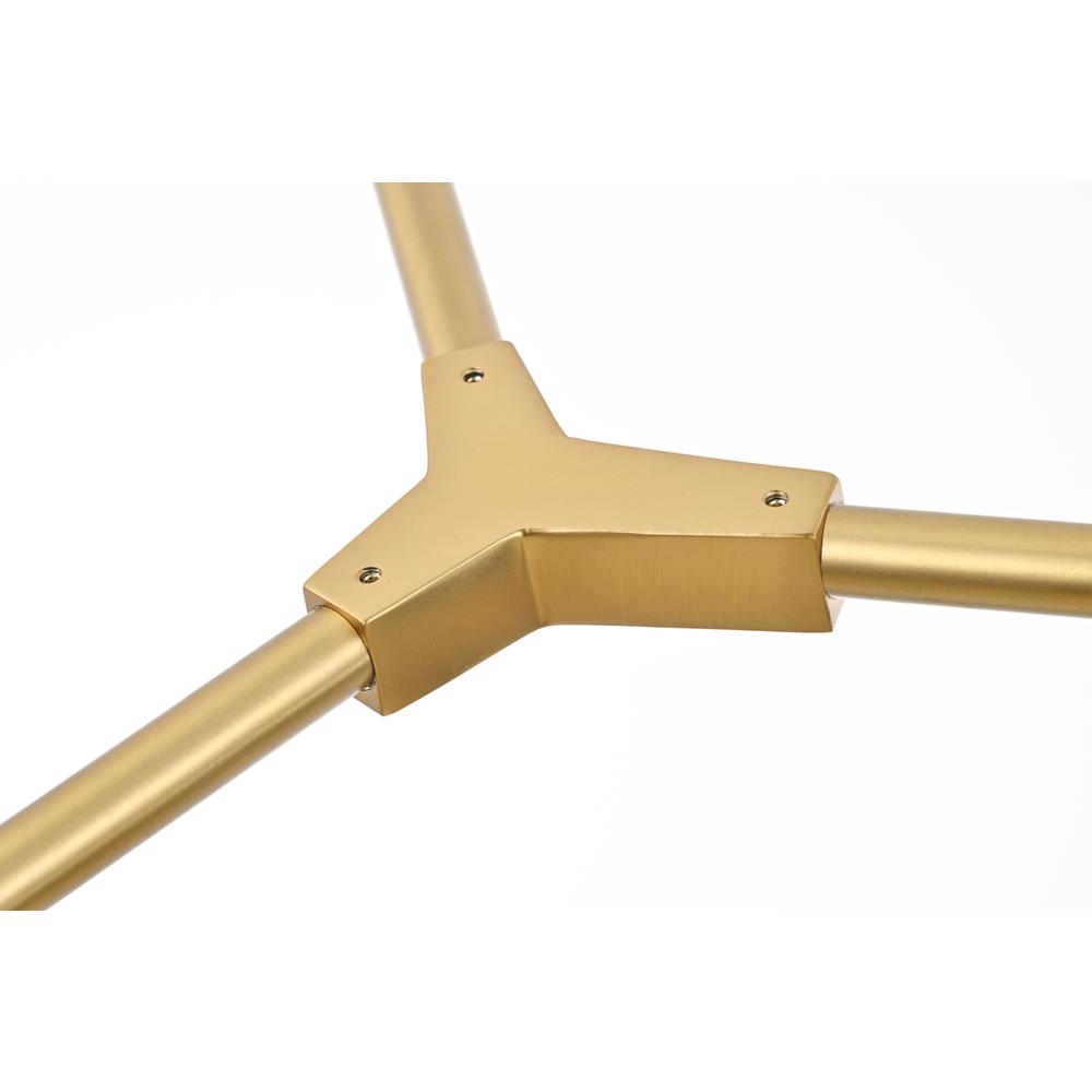 Zayne 6 Light Pendant in Gold. Picture 5