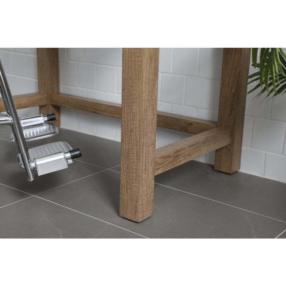 36 Inch ADA Compliant Bathroom Vanity In Natural Oak. Picture 6