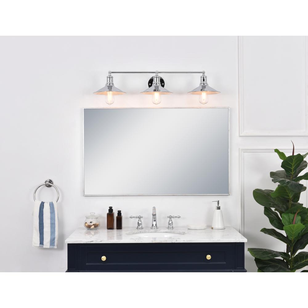 Etude 3 light chrome Wall Sconce. Picture 11