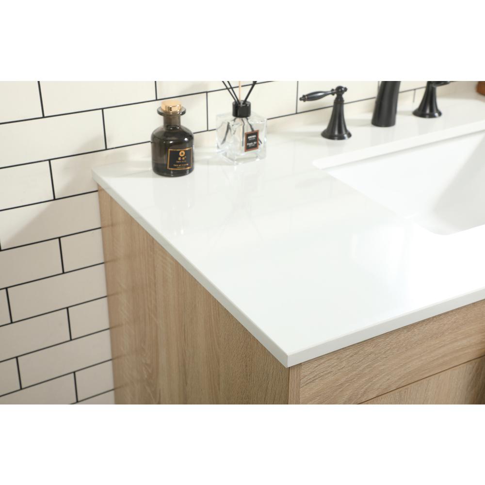 42 inch Single bathroom vanity in mango wood. Picture 5