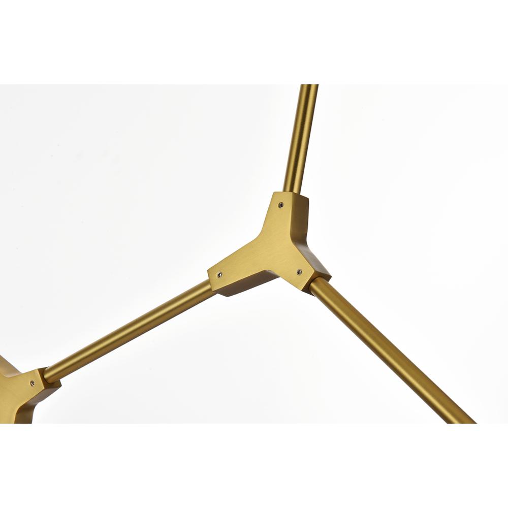 Cavoli 60 inch Chandelier in Brass. Picture 6