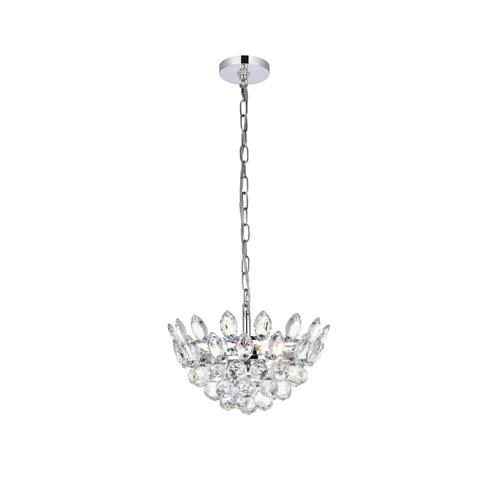 Emilia 14 inch pendant in chrome. Picture 1