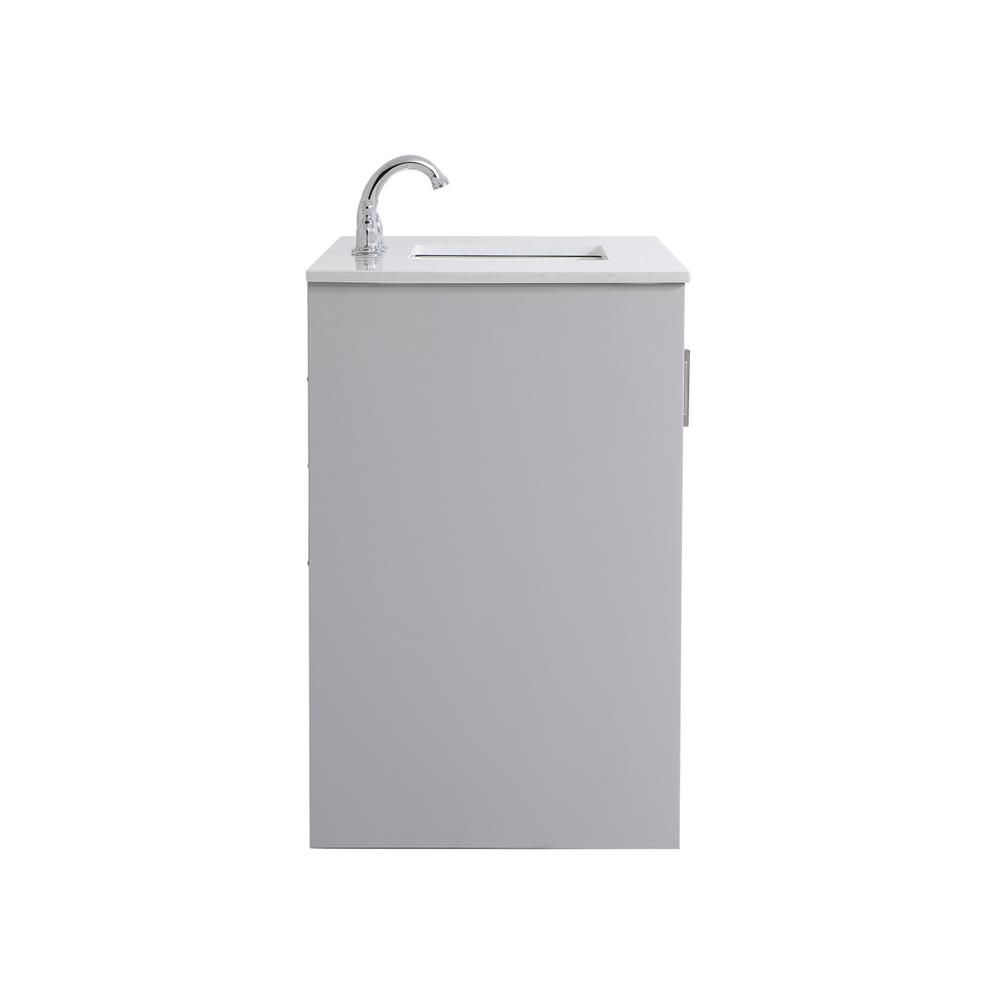 42 inch Single Bathroom Vanity in Grey. Picture 13