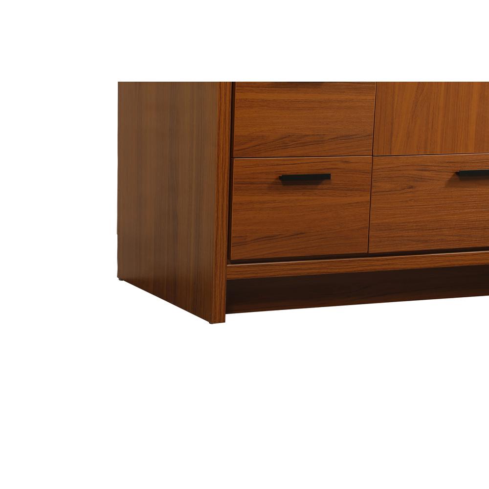 42 inch Single bathroom vanity in Teak. Picture 13