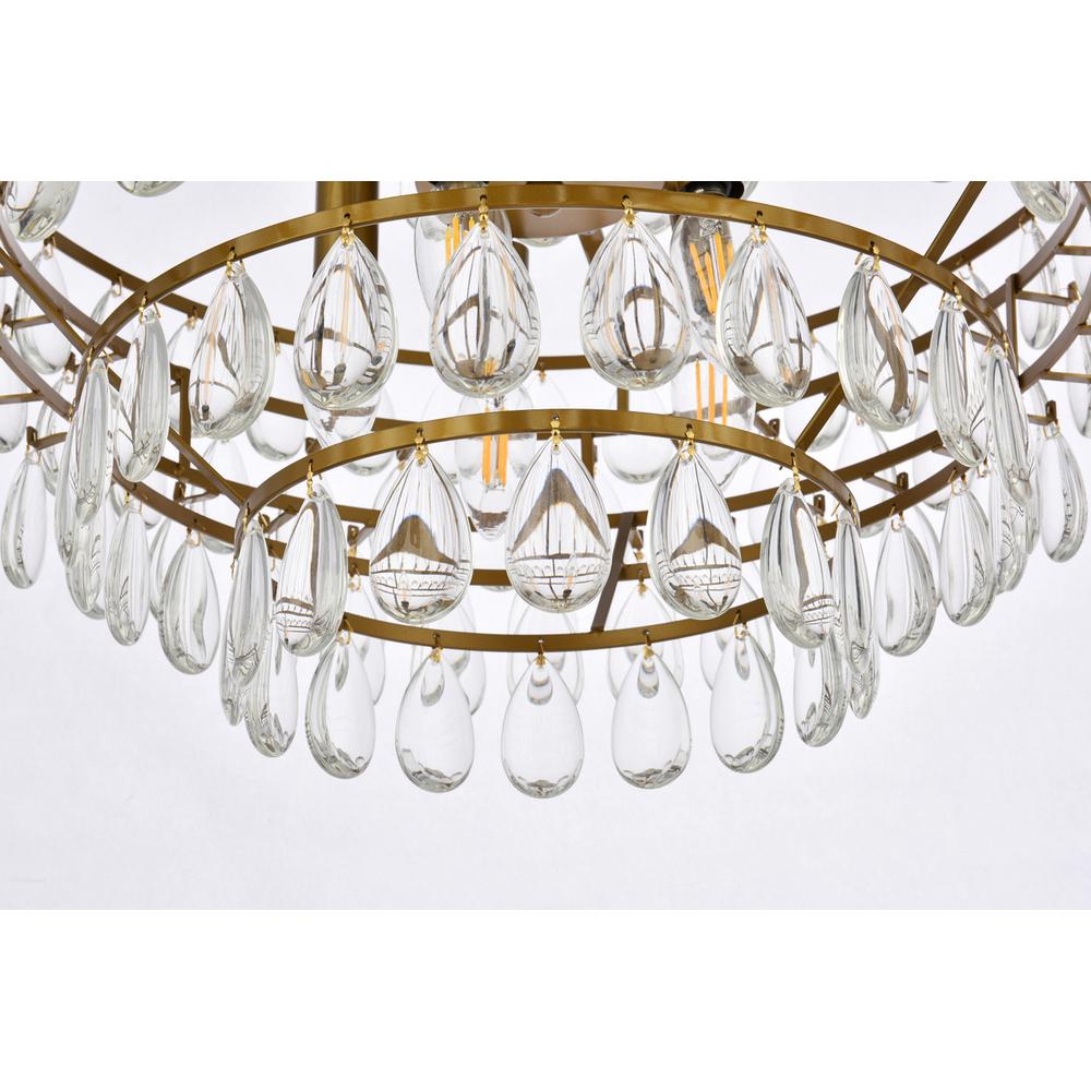 Mila 20 inch pendant in brass. Picture 3