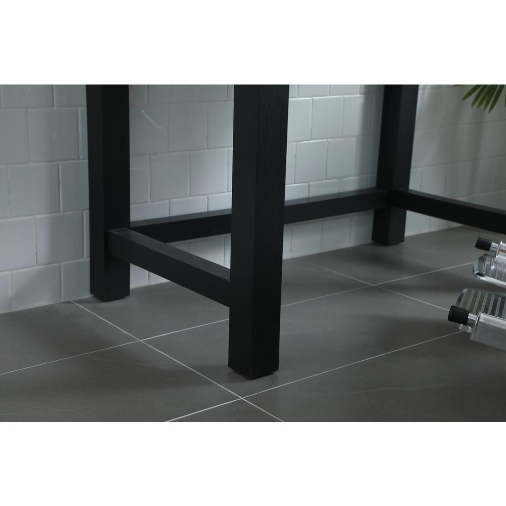 36 Inch ADA Compliant Bathroom Vanity In Black. Picture 6