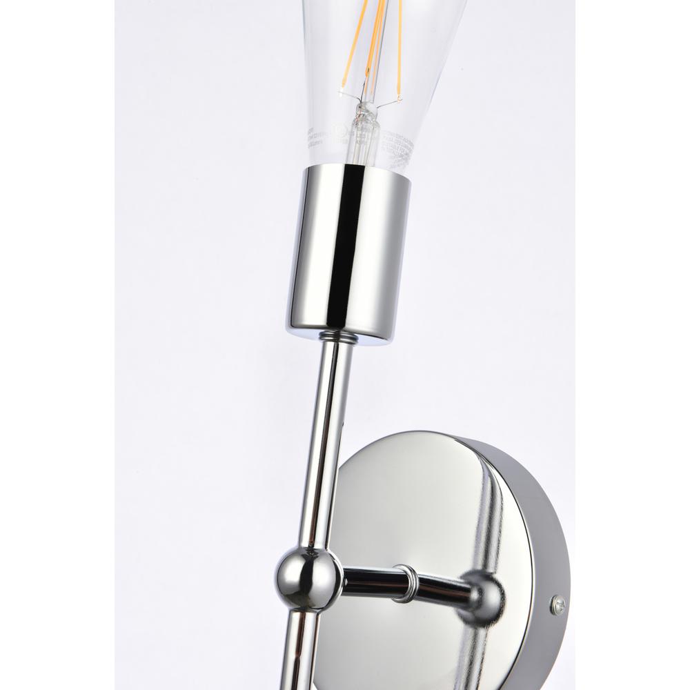 Keely 1 light chrome wall sconce. Picture 4