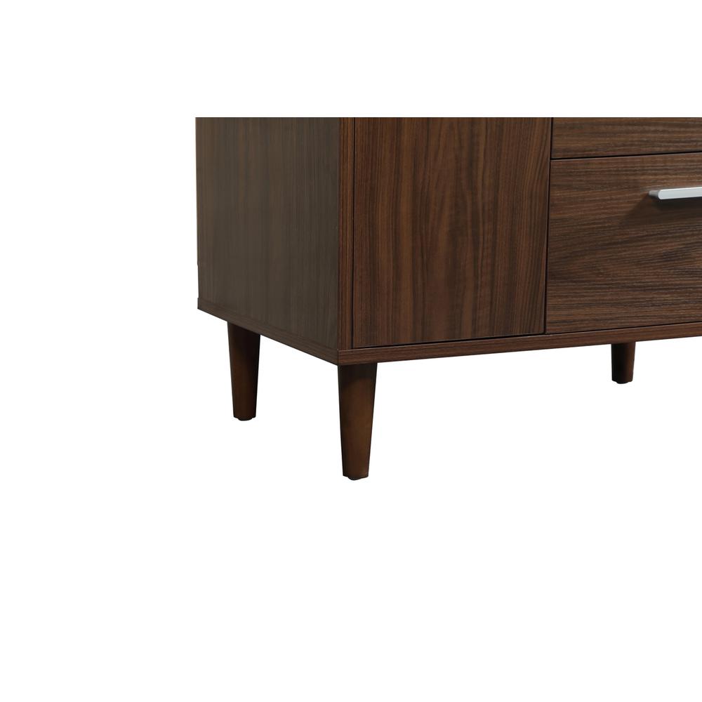 30 inch bathroom vanity in Walnut with backsplash. Picture 13