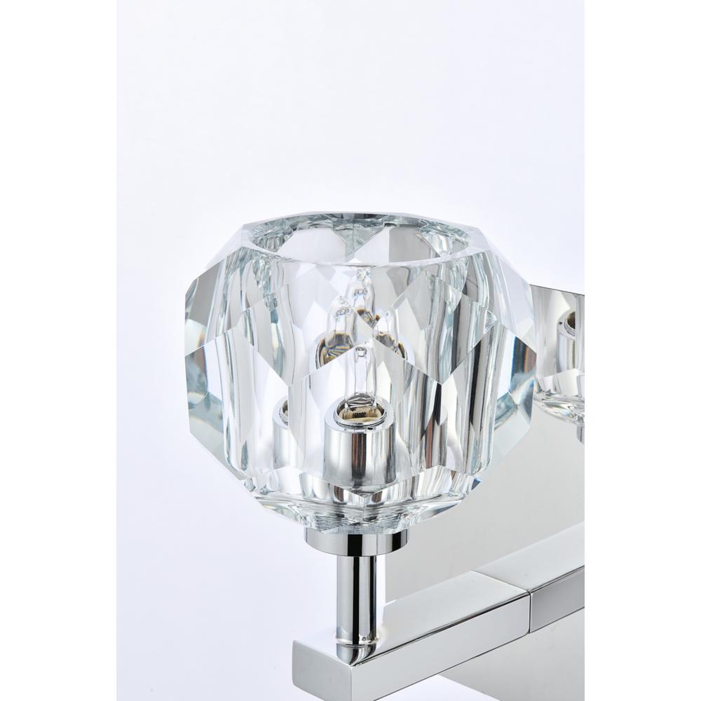 Graham 3 Light Wall Sconce in Chrome. Picture 4