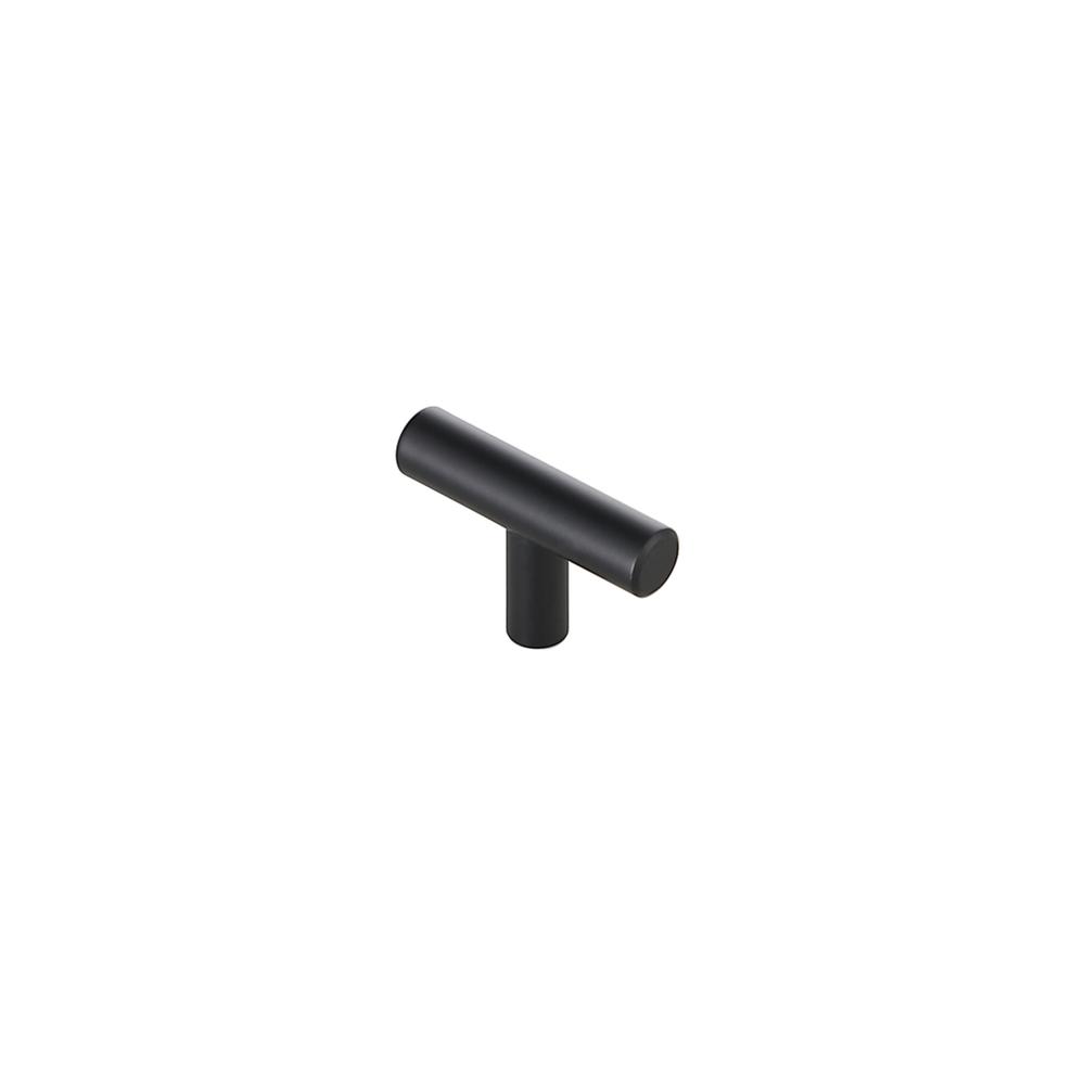 Quinn Matte Black T Bar Pull Multipack (set of 10). Picture 3
