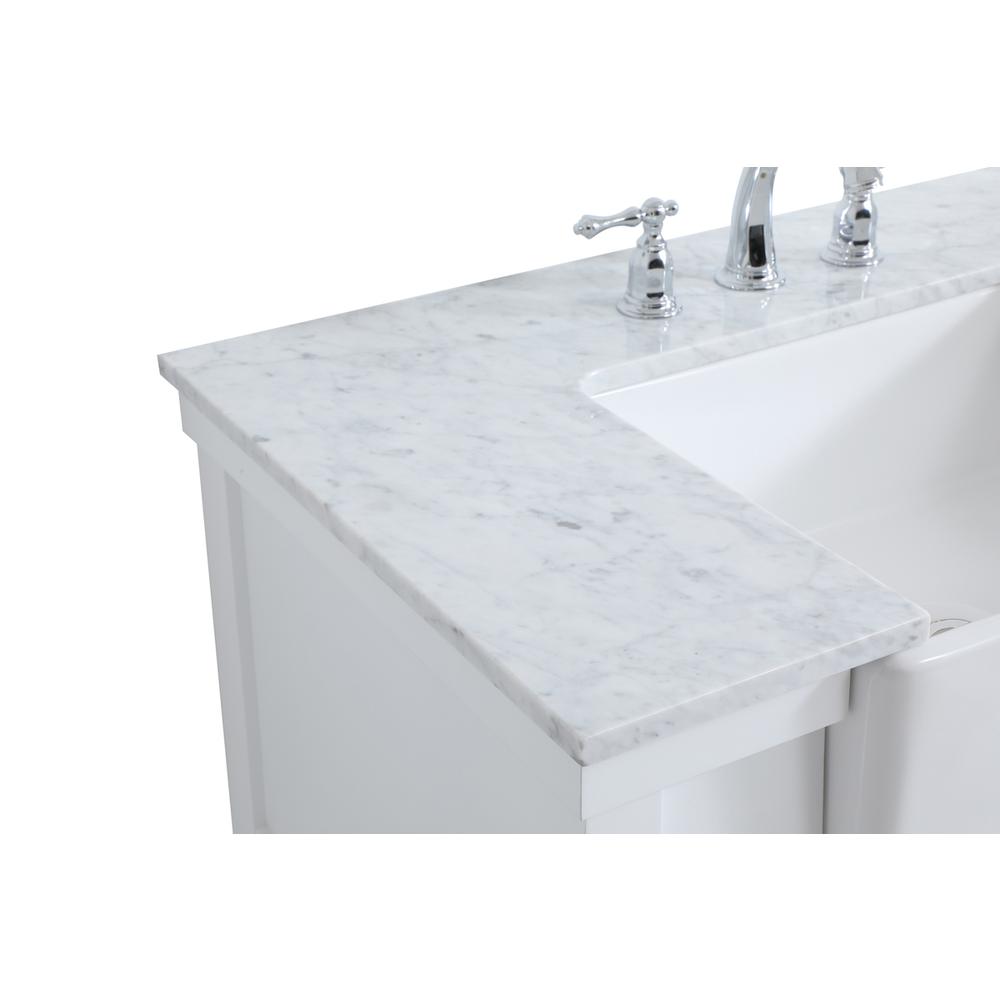 36 inch Single bathroom vanity in white. Picture 11